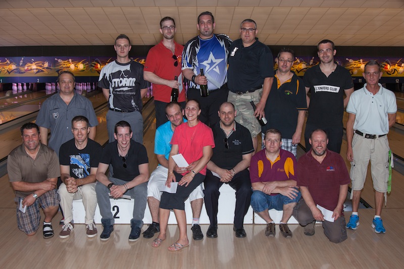 Le podium du 2ème tournoi Switch Bowling